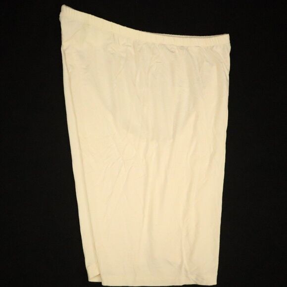 Shorts/Leggings Size 2XL Cream Color Rayon 10.5" inseam - Picture 7 of 7